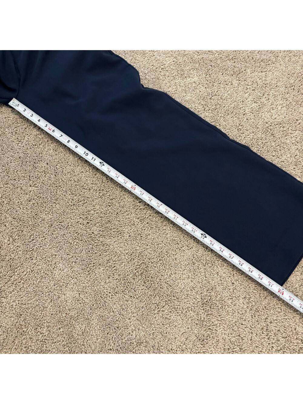 Abercrombie A&F Navy Blue Sloane Tailored Wide Leg Pant Size 27 Work Office EUC - Picture 6 of 6